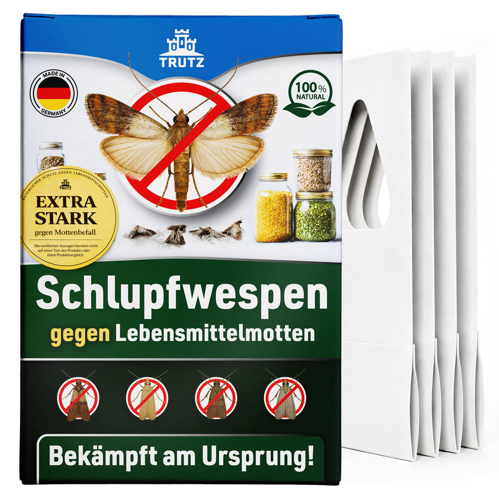 Schlupfwespen gegen Lebensmittelmotten