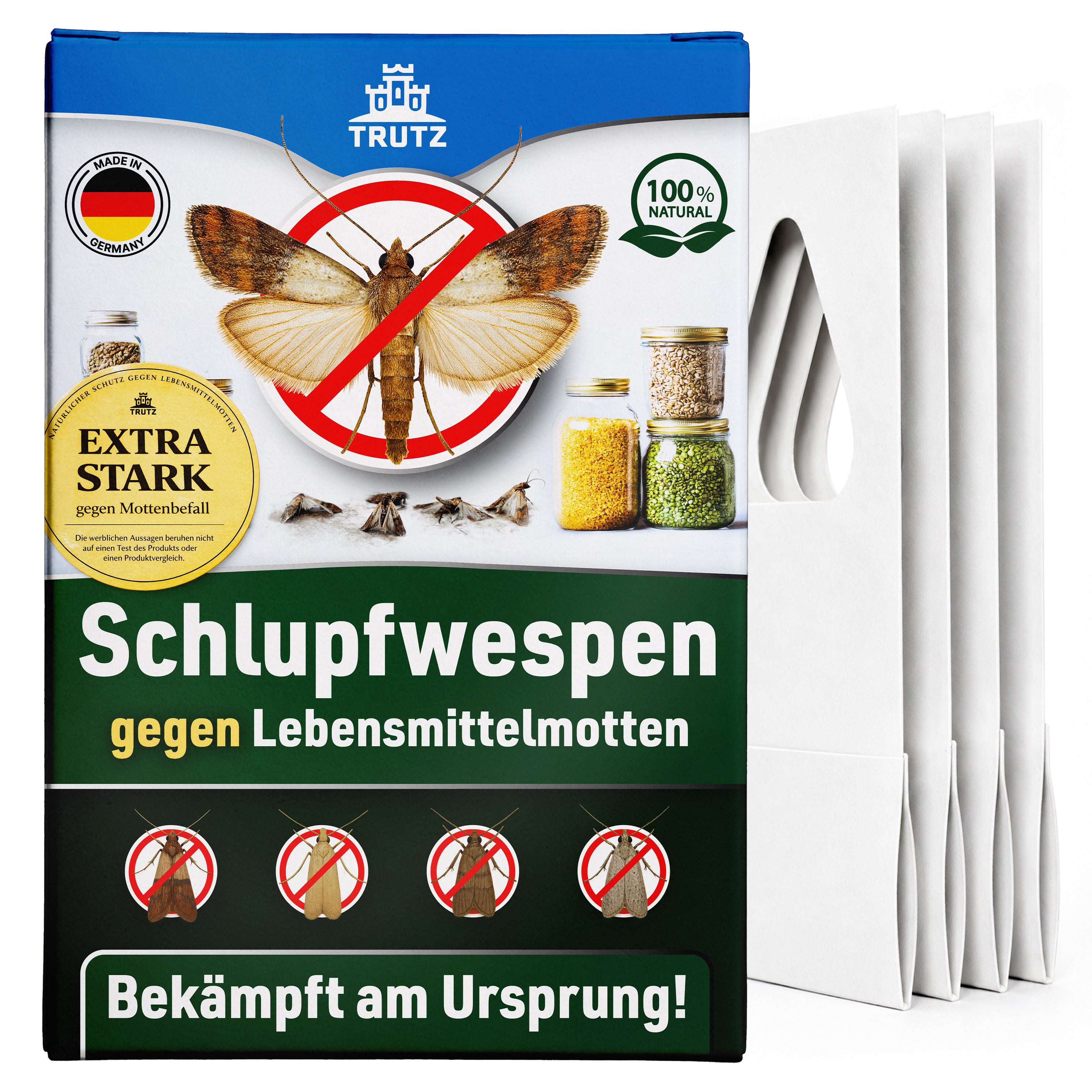 Schlupfwespen gegen Lebensmittelmotten